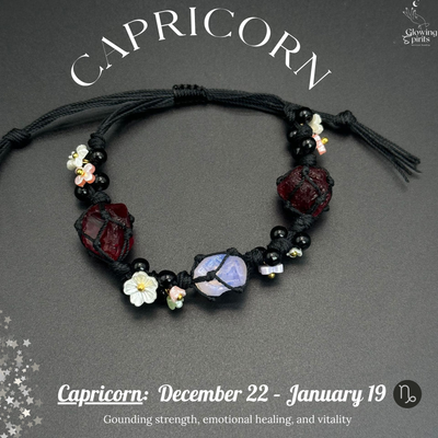 Handmade Zodiac Gemstone Bracelet for Every Sign