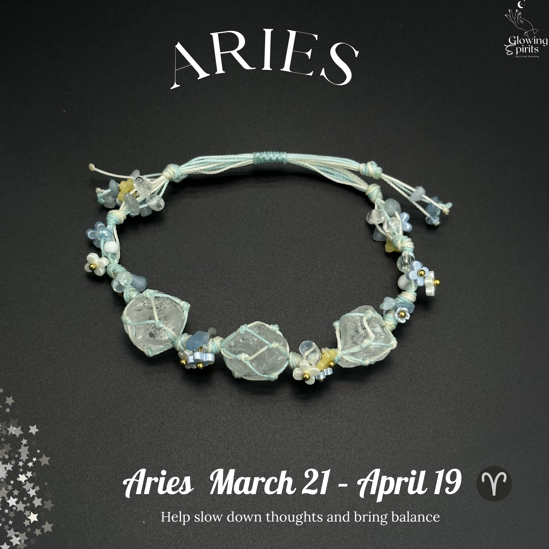 Handmade Zodiac Gemstone Bracelet for Every Sign