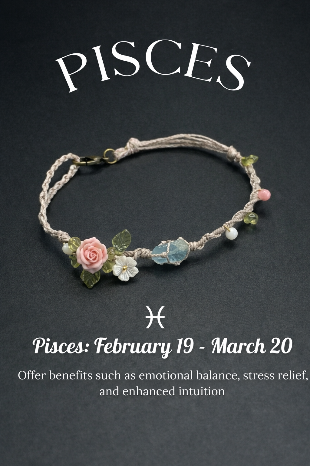 Handmade Zodiac Gemstone Bracelet for Every Sign