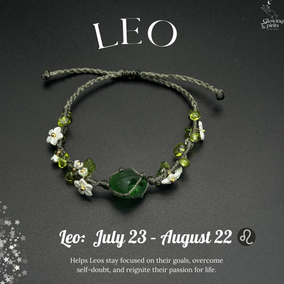 Handmade Zodiac Gemstone Bracelet for Every Sign