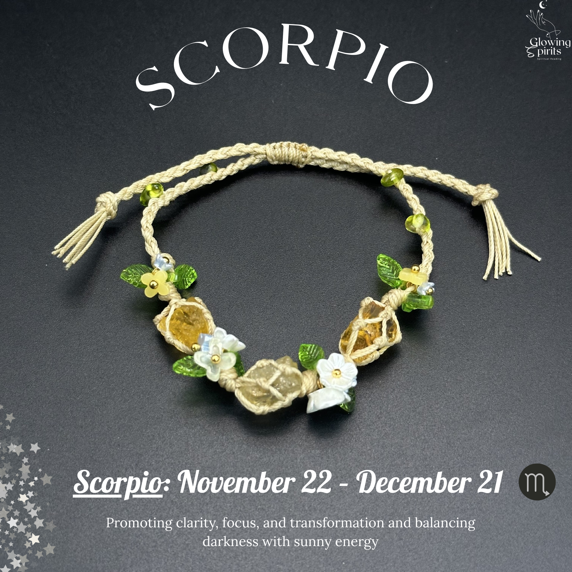 Handmade Zodiac Gemstone Bracelet for Every Sign