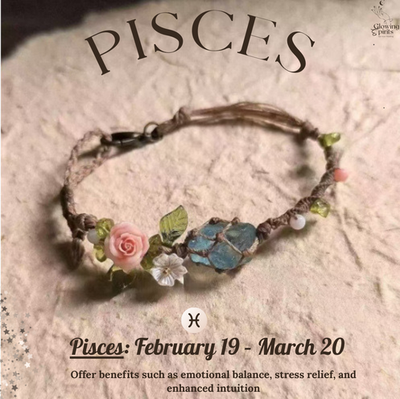 Handmade Zodiac Gemstone Bracelet for Every Sign