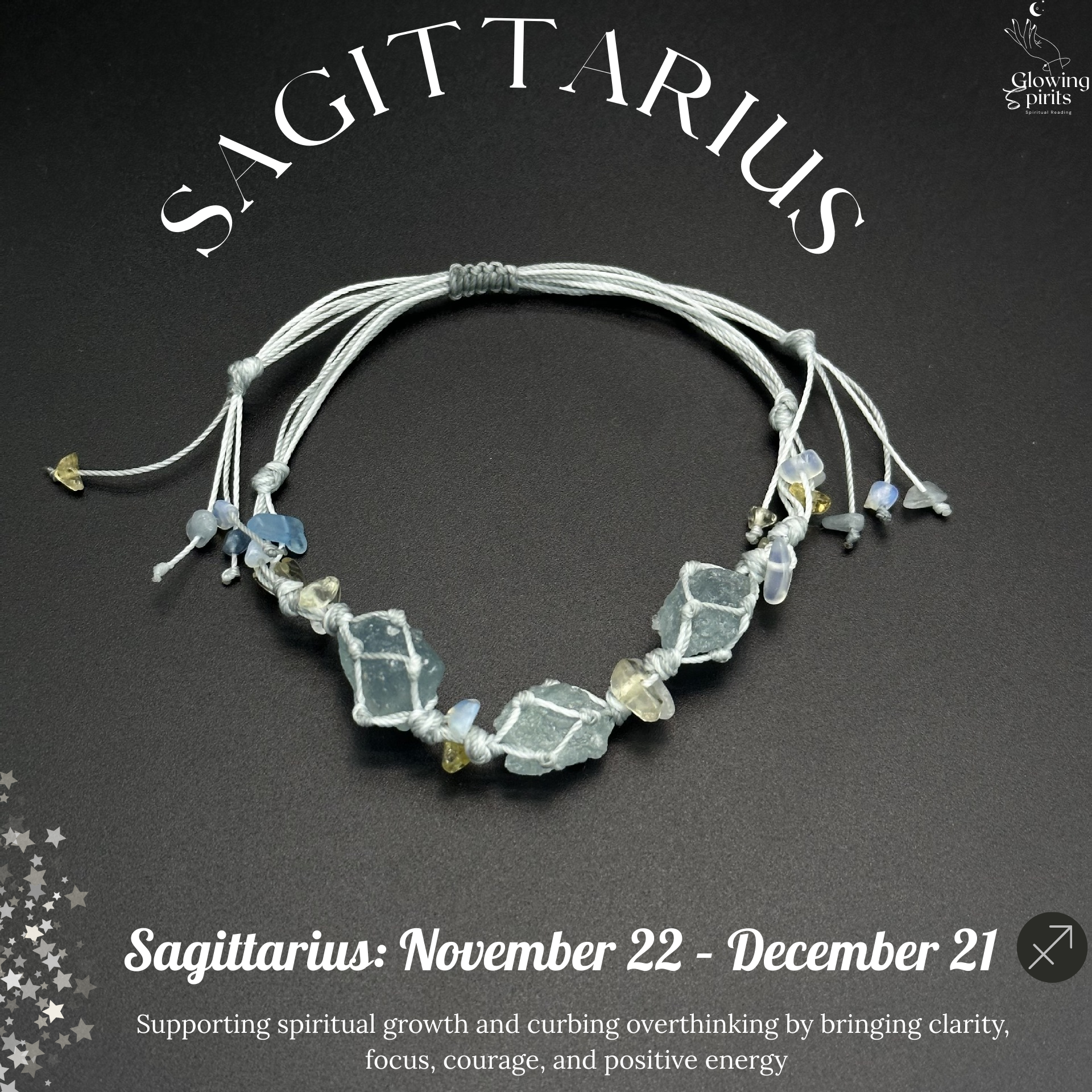 Handmade Zodiac Gemstone Bracelet for Every Sign