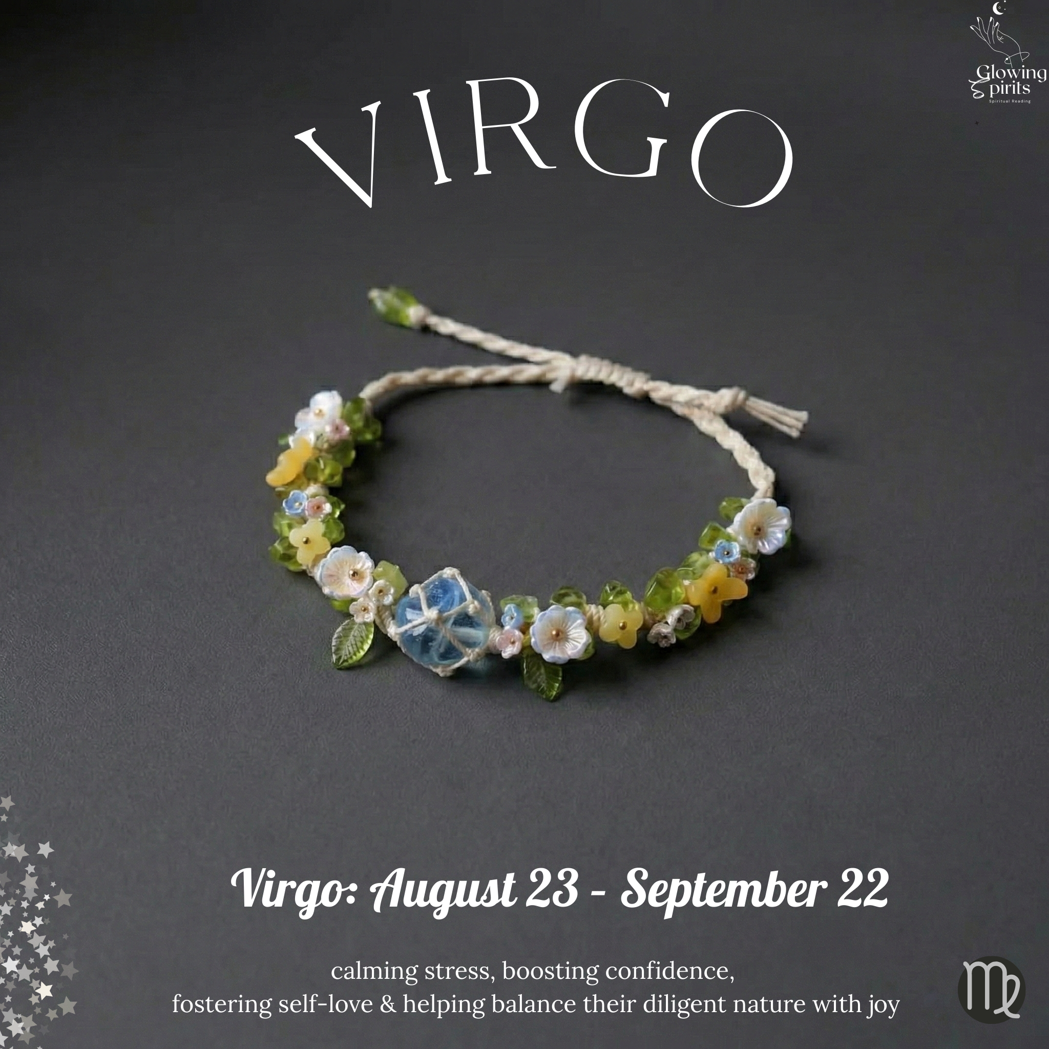 Handmade Zodiac Gemstone Bracelet for Every Sign